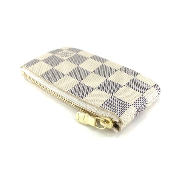 n62659 03 Louis Vuitton Damier Azur Leather Coin Case