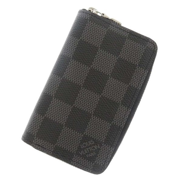 n63076 01 Louis Vuitton Zippy Coin Case Black