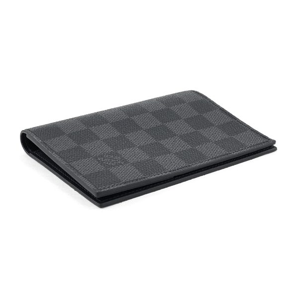 n64411 03 Louis Vuitton Damier Passport Case Passport Cover Couverture Graphite