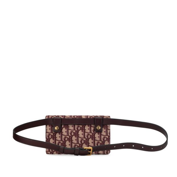 ndp692k09w1m8z86 3 Dior Trotter Saddle Waist Bag Bordeaux