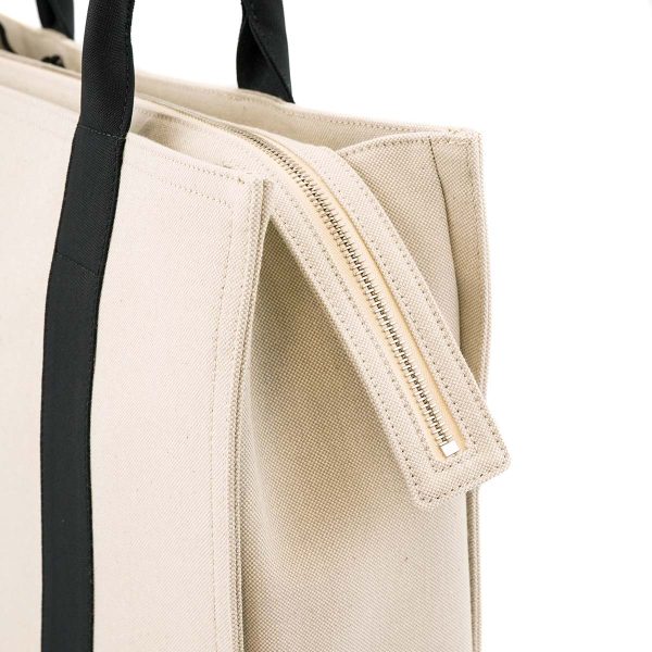 nhj621826ctwlgl 4 Balenciaga Trade Canvas Tote L Tote Bag White