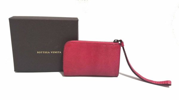 o1055491570 7 Bottega Veneta Coin Case Leather Red