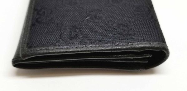 o382049551 1 Gucci Gg Bifold Long Wallet Canvas Black