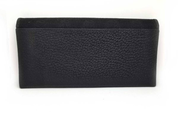 o382049551 2 Gucci Gg Bifold Long Wallet Canvas Black