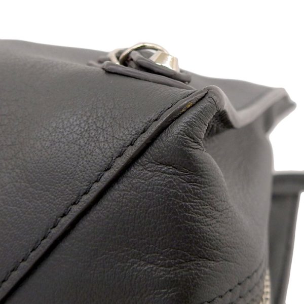 ob1366 3 Balenciaga Paper Mini Leather Handbag Gray