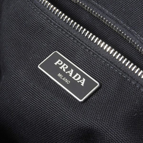 ob1411 7 Prada Small Tote Bag Saffiano Leather Black