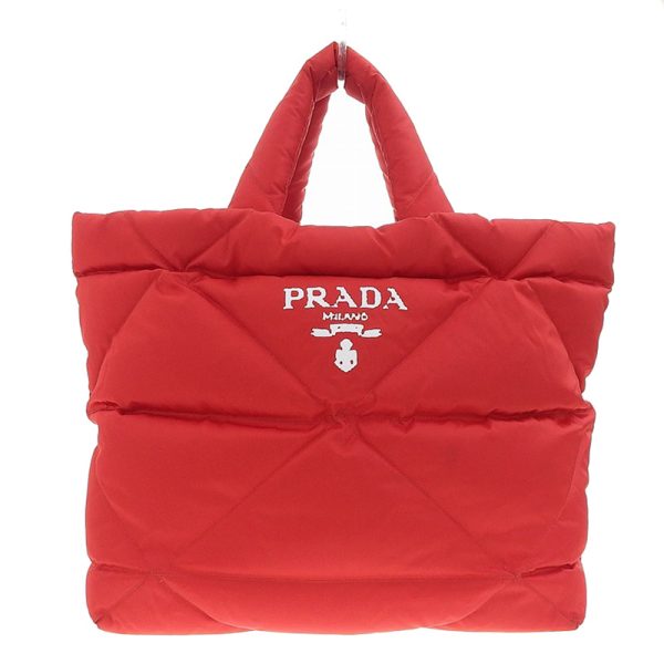 ob1416 1 Prada Nylon Tote Bag Fabric Nylon Red