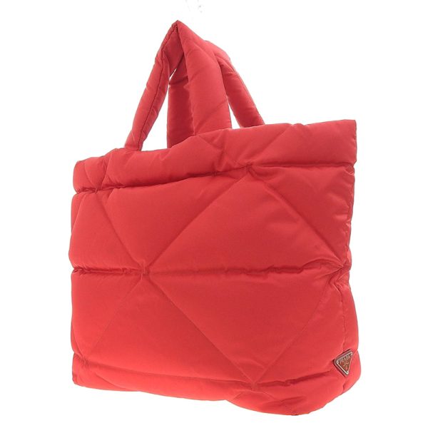 ob1416 2 Prada Nylon Tote Bag Fabric Nylon Red