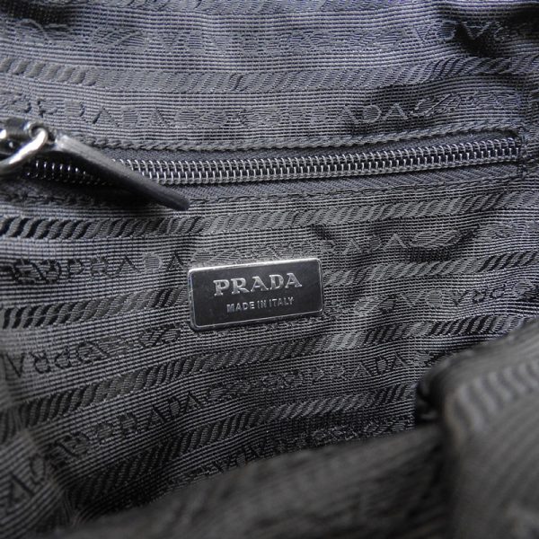 ob1581 7 Prada Nylon Black Shoulder Bag