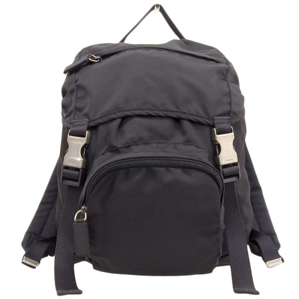 ob1583 1 Prada Backpack Nylon Black Rucksack