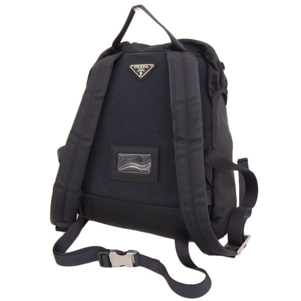 ob1583 2 Prada Backpack Nylon Black Rucksack