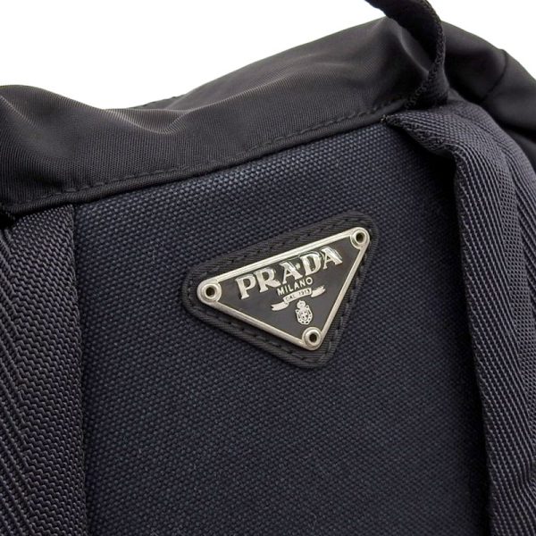 ob1583 4 Prada Backpack Nylon Black Rucksack