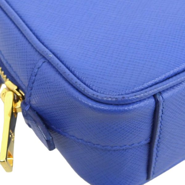 ob1634 3 Prada Mini Shoulder Bag Saffiano Leather Blue Crossbody