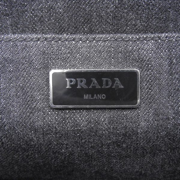 ob1669 6 Prada Kanapa Bag Denim Black