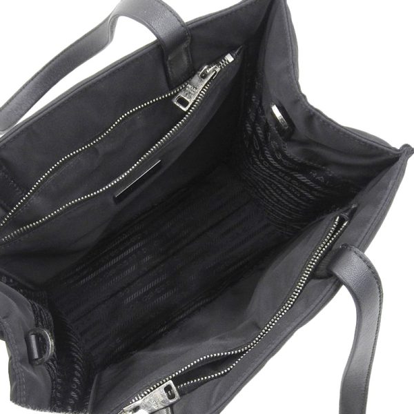 ob1672 6 Prada Padded Bag Nylon Leather Black