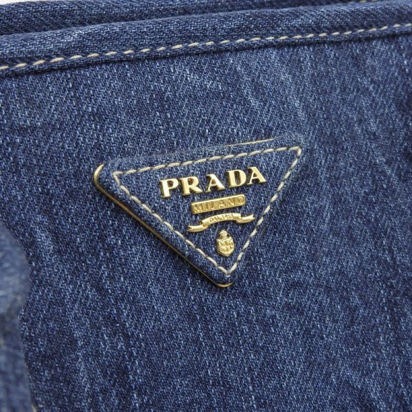 ob1782 4 Prada Bag Shoulder Bag Denim Blue