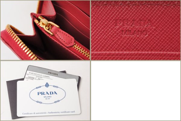 p 16 022 3 Prada Saffiano Fiocco Long Wallet Peonia