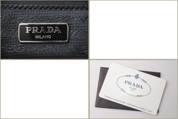 p 17 083 8 Prada Shoulder Tote Bag Gray