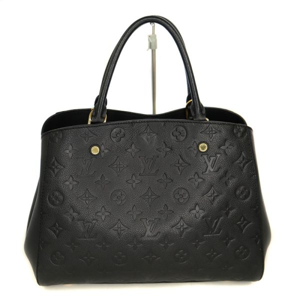 p22 70 1 Louis Vuitton Montaigne MM Shoulder Bag Black