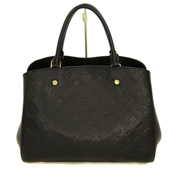 p22 70 2 Louis Vuitton Montaigne MM Shoulder Bag Black