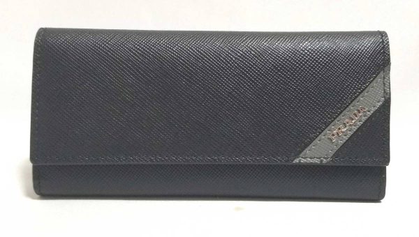 p845567967 Prada Key Case Saffiano Leather Black