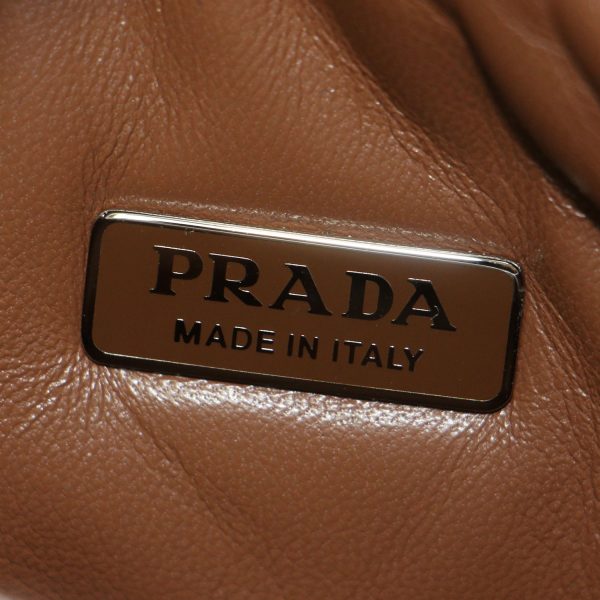 pr14032031 6 PRADA Shoulder Handbag Leather Brown