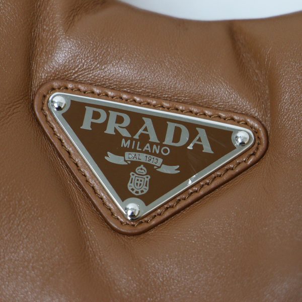 pr14032031 7 PRADA Shoulder Handbag Leather Brown