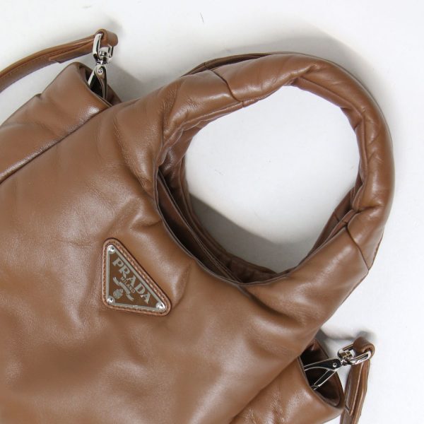 pr14032031 8 PRADA Shoulder Handbag Leather Brown