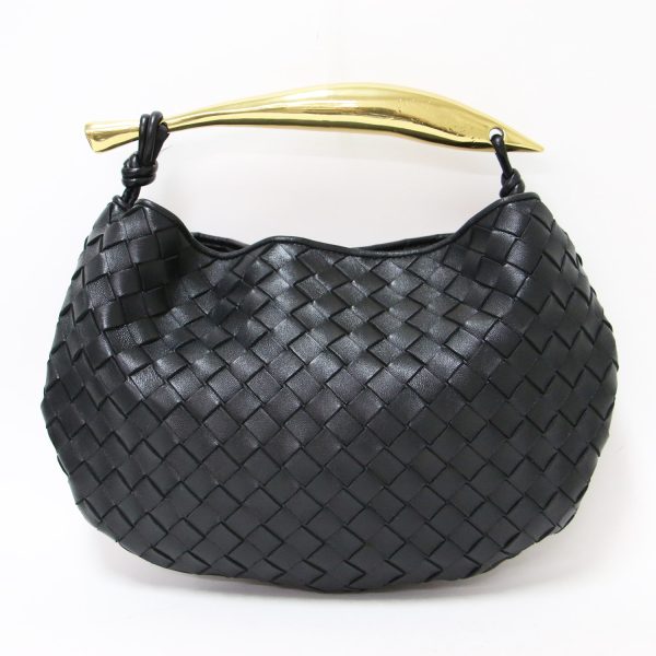 pr14052079 4 Bottega Veneta Intrecciato Leather Handbag Black