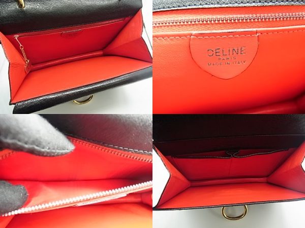 r04030302 2 Celine Ostrich Handbag Black