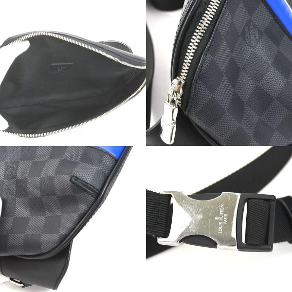 r10001a 5 c Louis Vuitton Damier Graphite Epi Bum Bag Noir