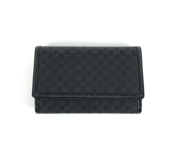 ra6230 1 GUCCI Microshima Key Case Nylon Black