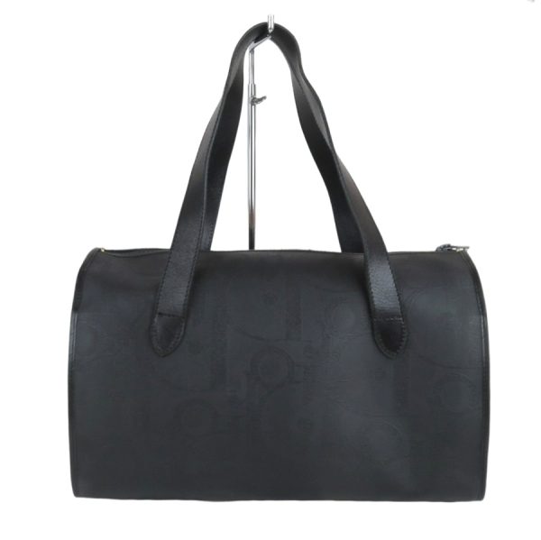 rk9827 4 Christian Dior Monogram Trotter Boston Bag Black