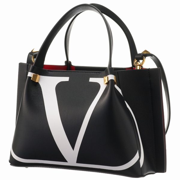 rw0b0e00rrxner 1 Valentino Garavani Logo Bag Shoulder Black