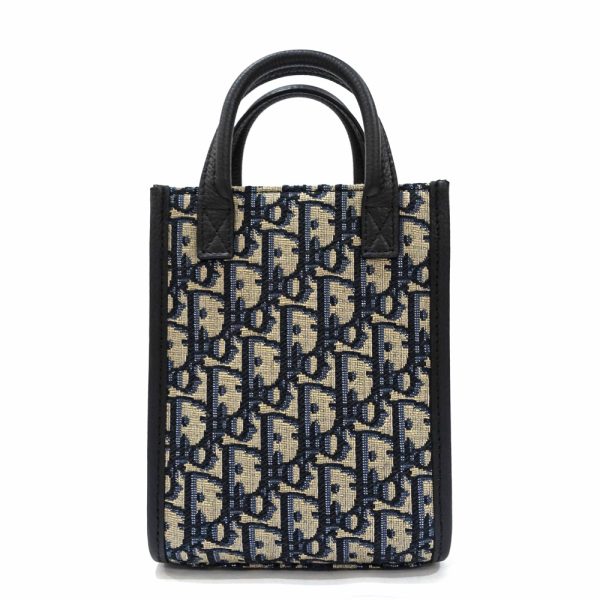 s2401 05 509566tn 01 Dior Safari North South Mini Tote Bag Black