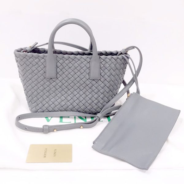 s2405 06 503264ha 09 Bottega Veneta Hippo Mini 2way Shoulder Gray