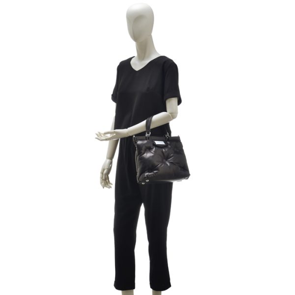 s56wd0133p4300t80138 Maison Margiela Glam Slam Mini Tote Bag Black