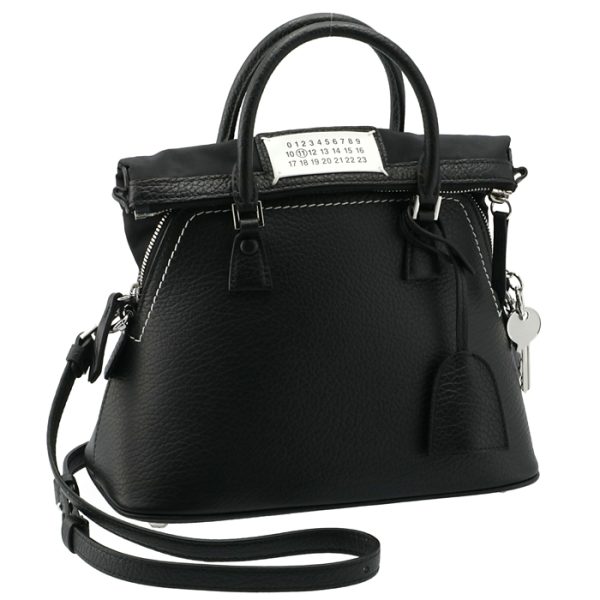 s56wg0082h7735 Maison Margiela Mini Shoulder Bag Calfskin Black