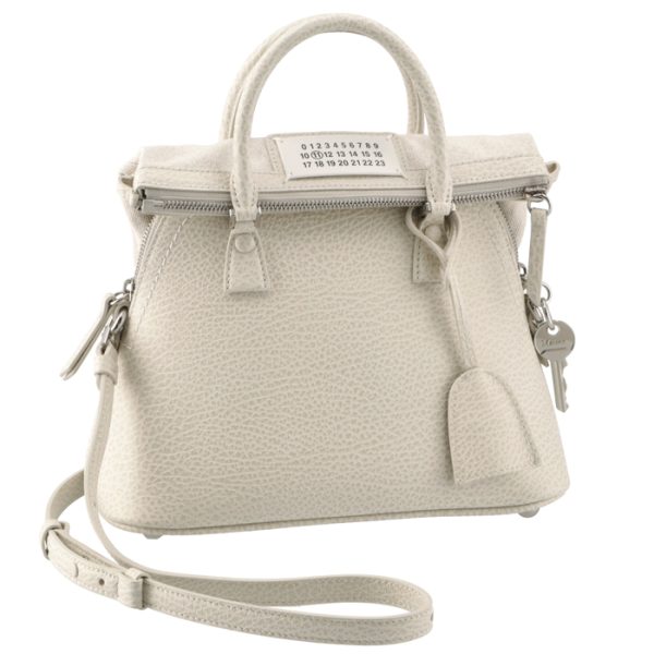 s56wg0082h9368 Maison Margiela Shoulder Bag Mini Leather Greige