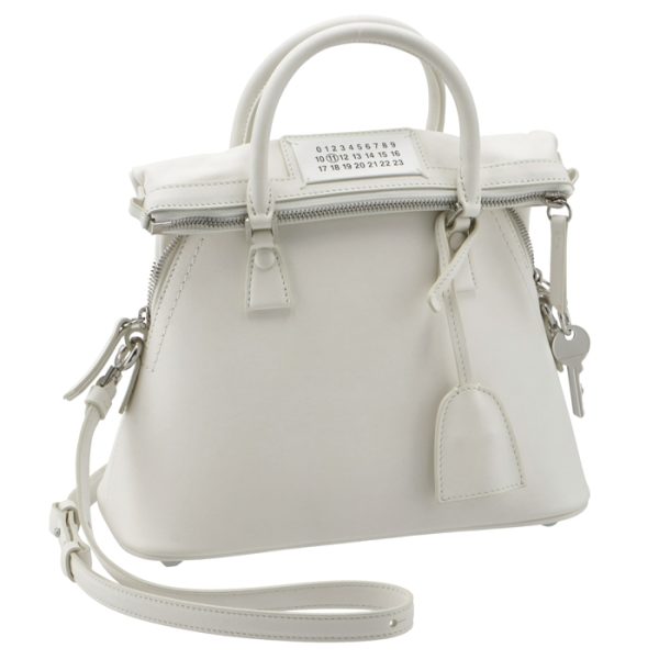 s56wg0082t1003 Maison Margiela Mini Shoulder Bag Calfskin White