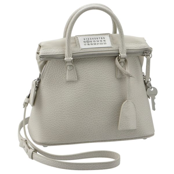 s56wg0082t2003 Maison Margiela Mini Shoulder Bag Calfskin Ivory