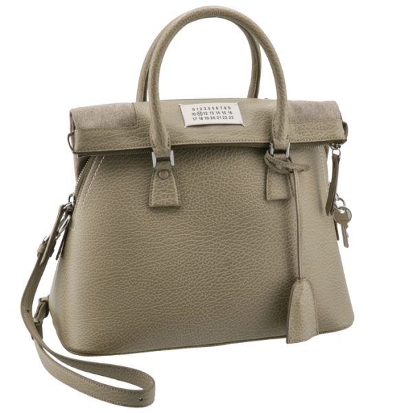 s56wg0093t7002 Maison Margiela Medium Grained Shoulder Bag Beige