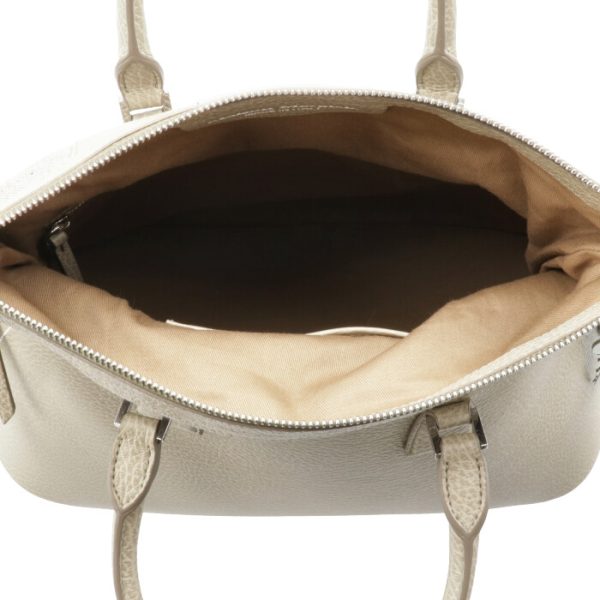 s56wg0093t7002 5 Maison Margiela Medium Grained Shoulder Bag Beige