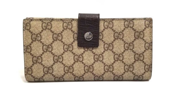 t1042983618 Gucci Long Wallet Gg Plus Pvc Brown