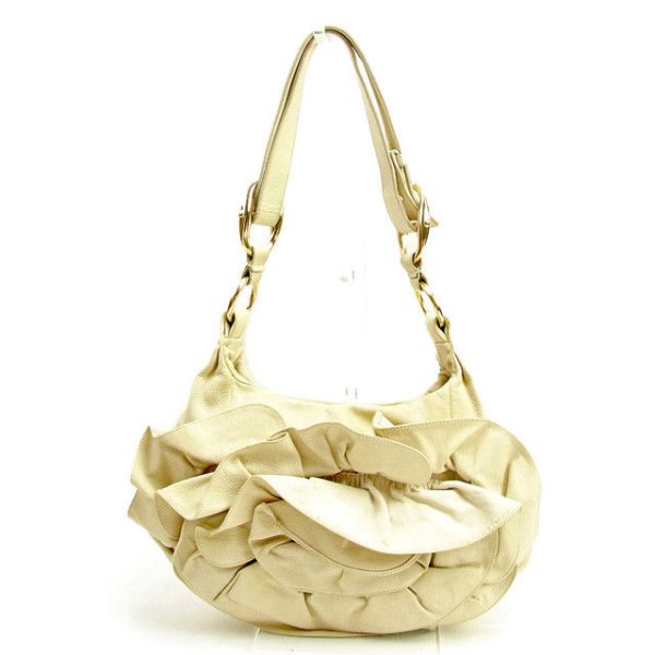 t1165 Saint Laurent Shoulder Bag Leather Beige