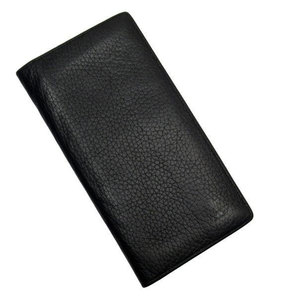 t18167a Louis Vuitton Taurillon Bifold Long Wallet Black