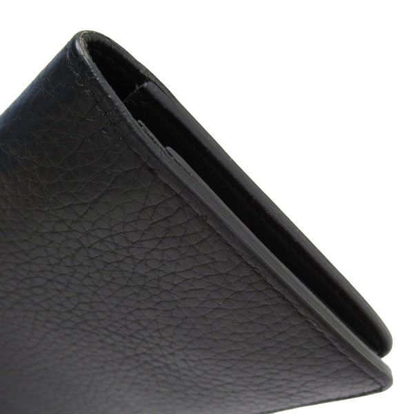 t18167a 2 Louis Vuitton Taurillon Bifold Long Wallet Black