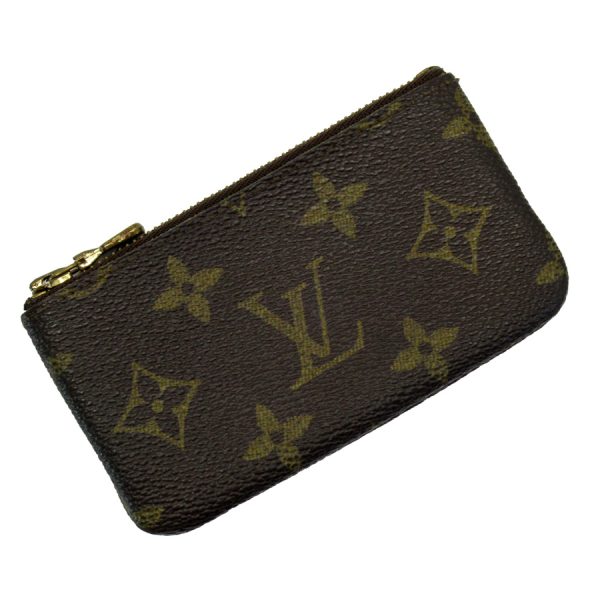 t18334a Louis Vuitton Monogram Pochette Cle Coin Case