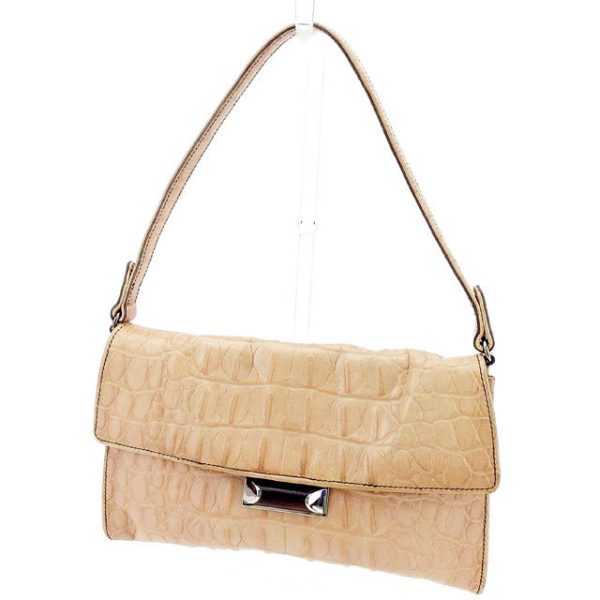 t2021 Miu Miu Shoulder Bag Leather Beige