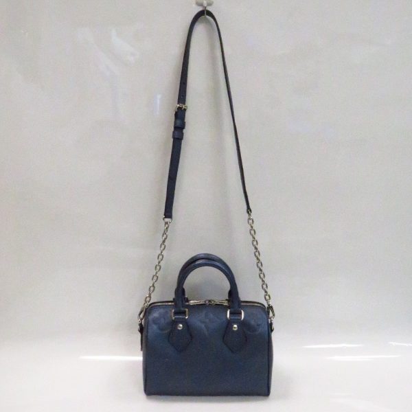 th907702 17 Louis Vuitton Speedy Bandouliere 20 2way Navy Blue